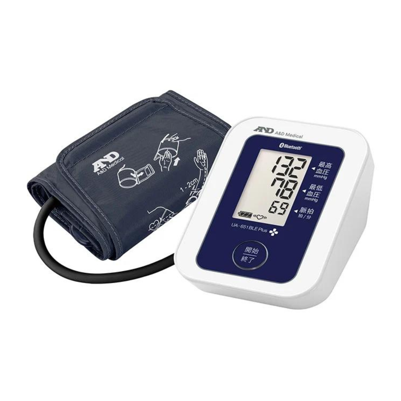 【カフェテリアプラン対象】Bluetooth®内蔵 血圧計 UA-651BLE Plus
